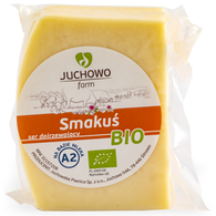 SER ŻÓŁTY DOJRZEWAJĄCY SMAKUŚ Z MLEKA A2 BIO (około 0,30 kg) - JUCHOWO (NA ZAMÓWIENIE)