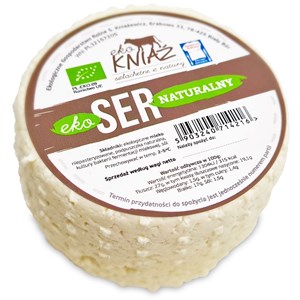 SER NATURALNY ŚWIEŻY BIO (około 0,35 kg) - EKO KNIAŹ (NA ZAMÓWIENIE)