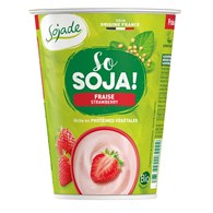 DESER SOJOWY TRUSKAWKOWY BEZGLUTENOWY BIO 400 g - SOJADE