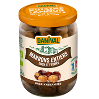 KASZTANY JADALNE CAŁE (GOTOWANE) BIO 320 g - DANIVAL