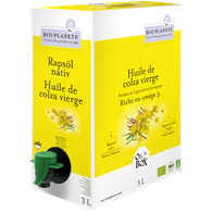 OLEJ RZEPAKOWY TŁOCZONY NA ZIMNO OMEGA-3 BIO 3 L - BIO PLANETE