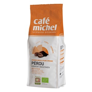 KAWA MIELONA ARABICA 100 % PERU FAIR TRADE BIO 250 g - CAFE MICHEL