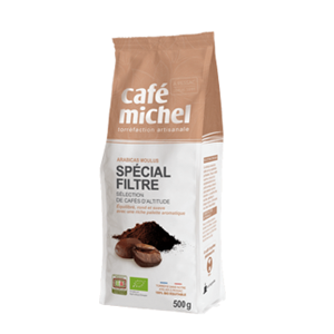 KAWA MIELONA ARABICA 100 % DO PARZENIA W DRIPIE FAIR TRADE BIO 500 g - CAFE MICHEL