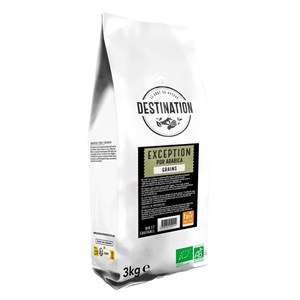 KAWA ZIARNISTA ARABICA 100 % EXCEPTION FAIR FOR LIFE BIO 3 kg - DESTINATION