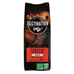 KAWA MIELONA ARABICA/ROBUSTA STRETTO BIO 250 g - DESTINATION