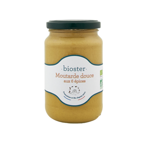 MUSZTARDA Z 6 PRZYPRAWAMI BIO 350 g - BIOSTER