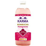 KOMBUCHA Z GRANATEM NISKA ZAWARTOŚĆ CUKRÓW FAIR FOR LIFE DEMETER BIO 1 L - KARMA KOMBUCHA