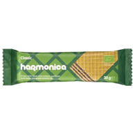 WAFELEK Z SAMOPSZY Z KREMEM MLECZNO - KAKAOWYM BIO 30 g - HARMONICA