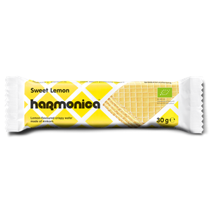 WAFELEK Z SAMOPSZY Z KREMEM MLECZNO - CYTRYNOWYM BIO 30 g - HARMONICA