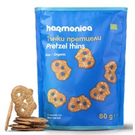 PRECELKI CIENKIE Z SOLĄ MORSKĄ BIO 80 g - HARMONICA