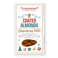 MIGDAŁY W CZEKOLADZIE PIERNIKOWEJ Z POSYPKĄ BEZGLUTENOWE BIO 60 g - BENJAMISSIMO (PRODUKT SEZONOWY)