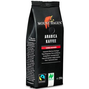 KAWA ZIARNISTA ARABICA 100 % FAIR TRADE BIO 250 g - MOUNT HAGEN