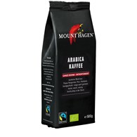 KAWA ZIARNISTA BEZKOFEINOWA ARABICA 100 % FAIR TRADE BIO 500 g - MOUNT HAGEN