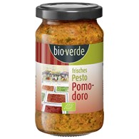 PESTO POMIDOROWE ŚWIEŻE BIO 165 g - BIO VERDE