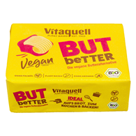 SMAROWIDŁO ROŚLINNE BEZ OLEJU PALMOWEGO (VEGAN BUTBETTER) BIO 250 g - VITAQUELL