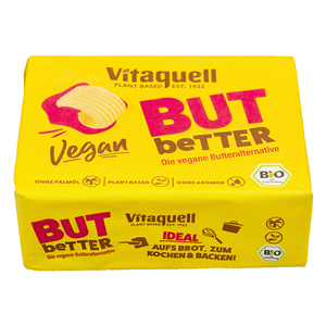 SMAROWIDŁO ROŚLINNE BEZ OLEJU PALMOWEGO (VEGAN BUTBETTER) BIO 250 g - VITAQUELL