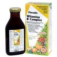 SUPLEMENT DIETY WITAMINA B COMPLEX W PŁYNIE BEZGLUTENOWA 250 ml - SALUS (FLORADIX)