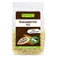 TŁUSZCZ KAKAOWY W KRĄŻKACH BIO 100 g - RAPUNZEL