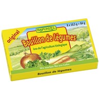 BULION - KOSTKI WARZYWNE BEZ DODATKU CUKRÓW (ŻÓŁTE) BIO (8 x 10,5 g) 84 g - RAPUNZEL