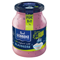 JOGURT KREMOWY JAGODOWY BIO 500 g (SŁOIK) - SOBBEKE