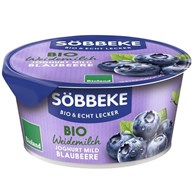 JOGURT KREMOWY JAGODOWY (3,8 % TŁUSZCZU W MLEKU) BIO 150 g - SOBBEKE