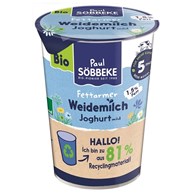 JOGURT NATURALNY (1,5 % TŁUSZCZU W MLEKU) BIO 500 g - SOBBEKE