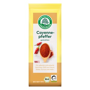 CHILI (PIEPRZ CAYENNE) BIO 50 g - LEBENSBAUM