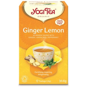 HERBATKA IMBIROWO - CYTRYNOWA (GINGER LEMON) BIO (17 x 1,8 g) 30,6 g - YOGI TEA