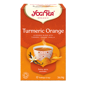 HERBATKA KURKUMA POMARAŃCZA (TURMERIC ORANGE) BIO (17 x 2 g) 34 g - YOGI TEA