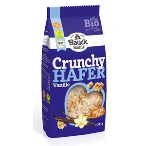 CRUNCHY OWSIANE WANILIOWE BEZGLUTENOWE BIO 325 g - BAUCK HOF