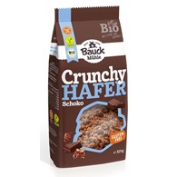 CRUNCHY OWSIANE KAKAOWE BEZGLUTENOWE BIO 325 g - BAUCK HOF