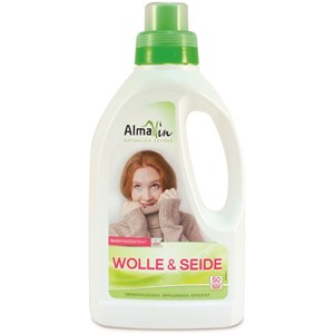 PŁYN DO PRANIA WEŁNIANYCH I JEDWABNYCH TKANIN (KONCENTRAT) ECO 750 ml (50 PRAŃ) - ALMAWIN