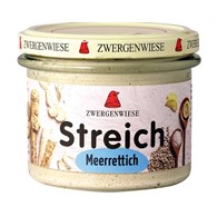 PASTA SŁONECZNIKOWA Z CHRZANEM BEZGLUTENOWA BIO 180 g - ZWERGENWIESE