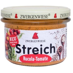 PASTA SŁONECZNIKOWA Z RUKOLĄ I POMIDORAMI BEZGLUTENOWA BIO 180 g - ZWERGENWIESE