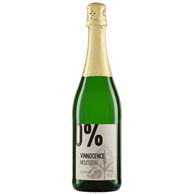 NAPÓJ MUSUJĄCY BIAŁY PÓŁSŁODKI BEZALKOHOLOWY BIO 750 ml - VINNOCENCE MOUSSEUX