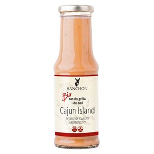 SOS CAJUN ISLAND WEGAŃSKI BEZGLUTENOWY BIO 210 ml - SANCHON