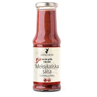 SOS MEKSYKAŃSKA SALSA WEGAŃSKI BEZGLUTENOWY BIO 210 ml - SANCHON