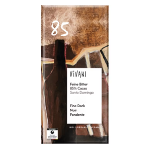 CZEKOLADA GORZKA 85 % BIO 80 g - VIVANI