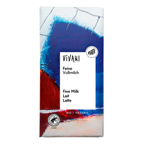 CZEKOLADA MLECZNA BIO 80 g - VIVANI