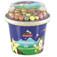 JOGURT WANILIOWY Z KOLOROWYMI DRAŻETKAMI CZEKOLADOWYMI BIO 137 g - BERCHTESGADENER LAND