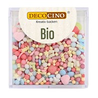 POSYPKA CUKROWA KOLOROWE PARTY MIX BIO 60 g - DECOCINO  (PRODUKT SEZONOWY)