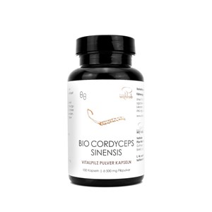 GRZYBY CORDYCEPS SINENSIS BIO (500 mg) 100 KAPSUŁEK - PILZE WOHLRAB