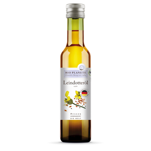 OLEJ Z LNIANKI (RYDZOWY) TŁOCZONY NA ZIMNO BIO 250 ml - BIO PLANETE