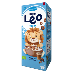 KÓŁKA ZBOŻOWE KAKAOWE DLA DZIECI BIO 150 g - NORDCRUNCH (HAPPY LEO)