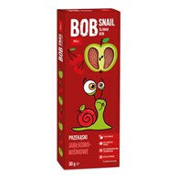 PRZEKĄSKA ROLL JABŁKO - WIŚNIA BEZ DODATKU CUKRÓW BEZGLUTENOWA 30 g - BOB SNAIL