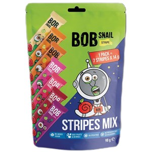 ZESTAW PRZEKĄSEK OWOCOWYCH BEZ DODATKU CUKRÓW BEZGLUTENOWY 98 g - BOB SNAIL