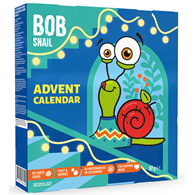 KALENDARZ ADWENTOWY - PRZEKĄSKI I GALARETKI OWOCOWE Z ZABAWKAMI BEZ DODATKU CUKRÓW BEZGLUTENOWE 97 g - BOB SNAIL (PRODUKT SEZONOWY)