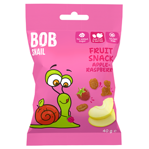 ŻELKI JABŁKO - MALINA BEZ DODATKU CUKRÓW BEZGLUTENOWA 40 g - BOB SNAIL