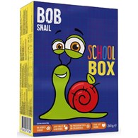 ZESTAW SZKOLNY - PRZEKĄSKI OWOCOWE Z ZABAWKĄ BEZ DODATKU CUKRÓW BEZGLUTENOWE 231 g - BOB SNAIL