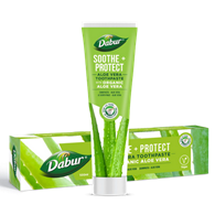 PASTA DO ZĘBÓW UKOJENIE + OCHRONA Z ALOESEM BEZ FLUORU 100 ml - DABUR